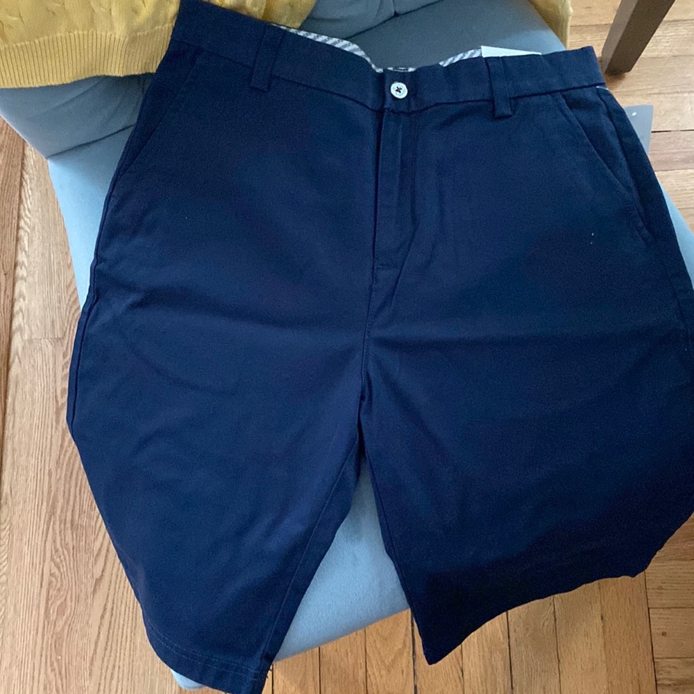 Boys size 16 navy khaki shorts NEW